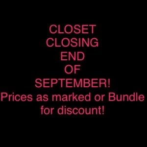 Closes 9/30